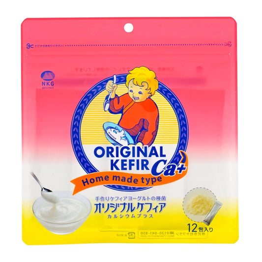 CALCIUM+ KEFIR YOGURT STARTER CULTURE 12 SACHETS IN 1 POUCH - 1 sachet makes 1 liter