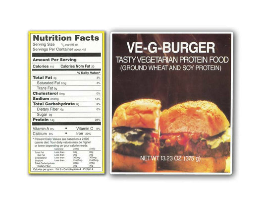 VE-G-BURGER - Vegetarian Meat - 375g