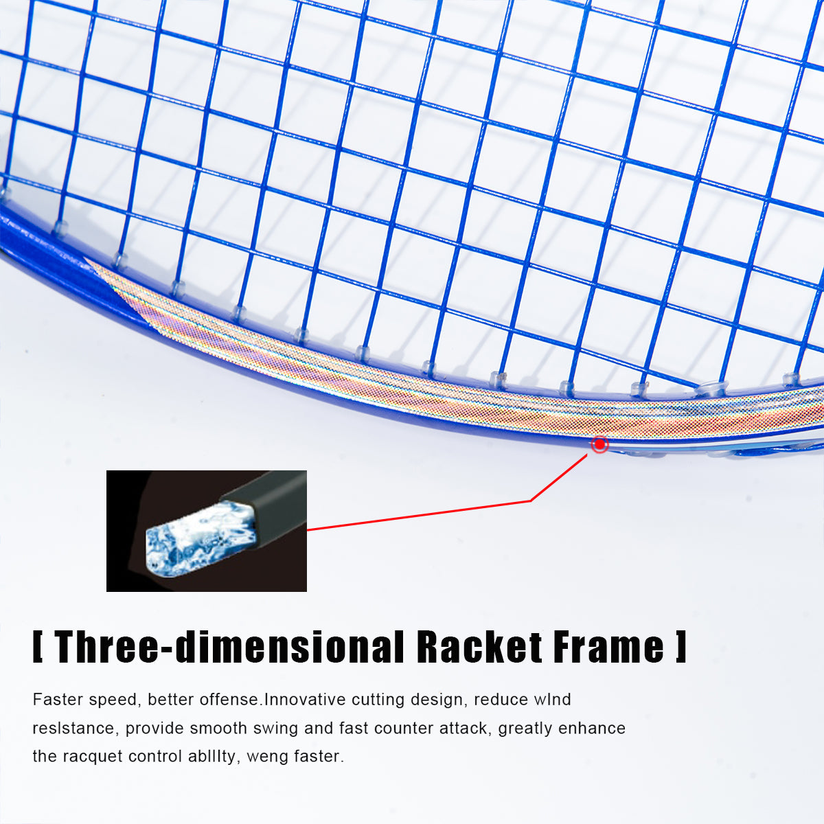 ALP SPORT 1pc 8U ZYLT Badminton Racket - BBQ3.0
