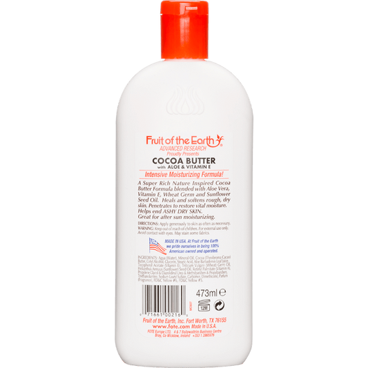 FOTE COCOA BUTTER with aloe & Vitamin E Skin Care Lotion 473ml (after sun)