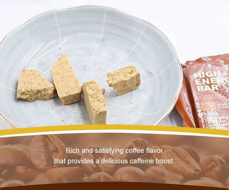 1 BOX - HIGH ENERGY BAR - 120g x 12pcs - Exp. October 2043 - Gives rapid energy source! - COFFEE