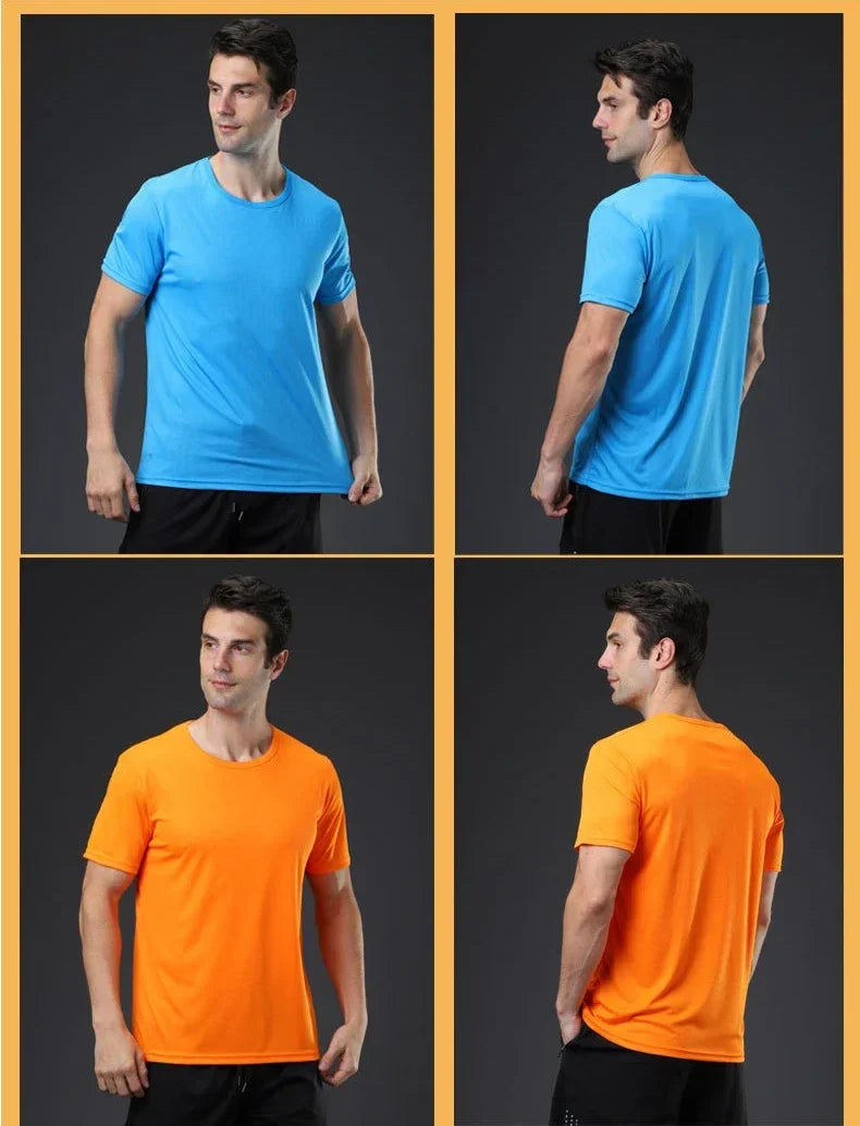 Sportex Quick Dry Running Sports T-Shirt for Men & Women Round Neck - SKY BLUE