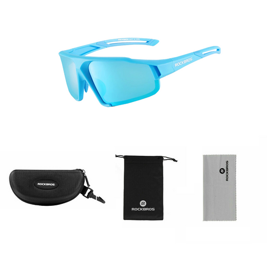 ROCKBROS MTB Road Bike UV400 Polarized Glasses - BLUE