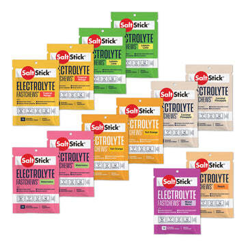 SaltStick Electrolyte Fastchews (Lemon Lime) - Bottle 60 Chewable Tablets