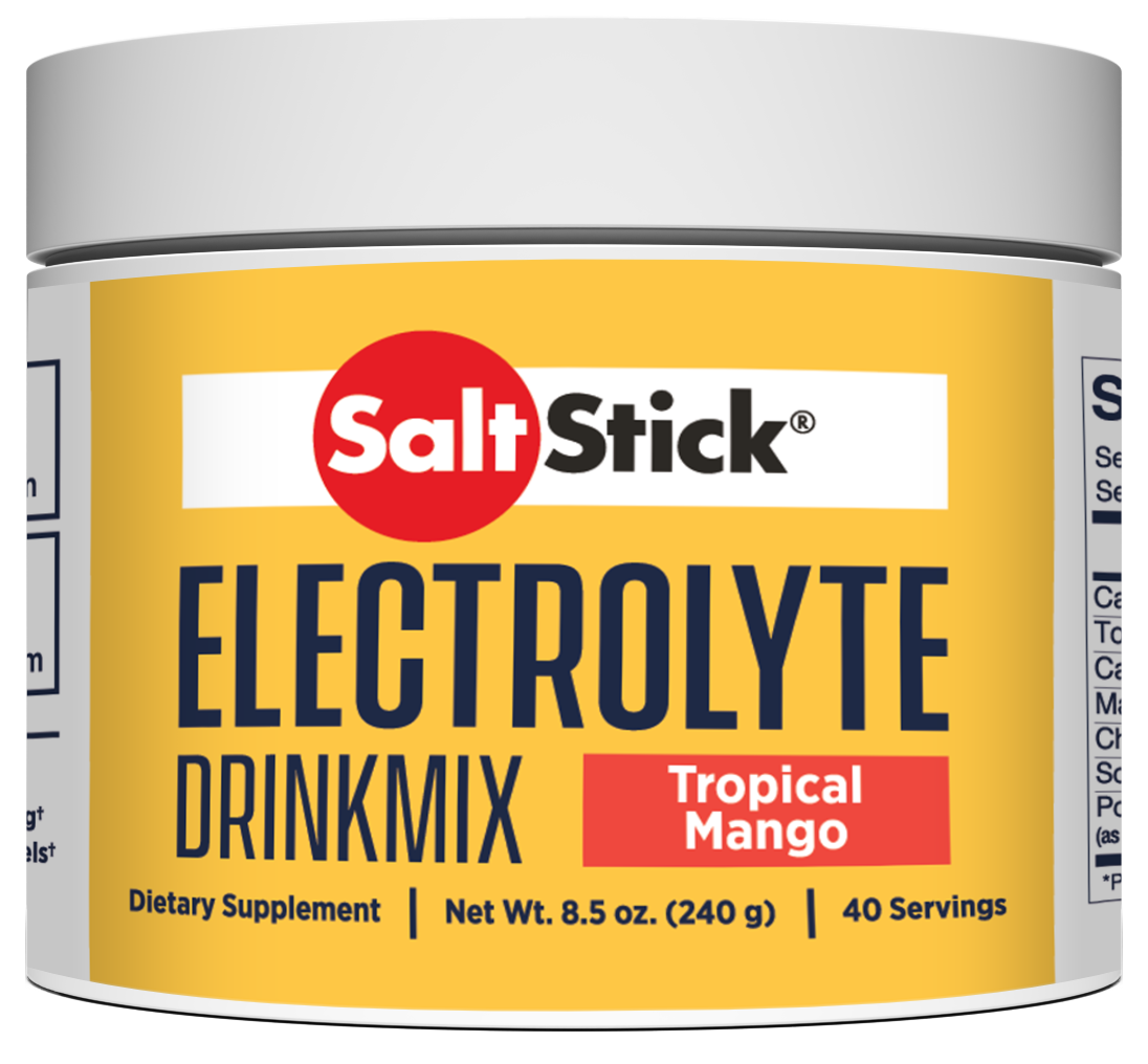 SaltStick Electrolyte DrinkMix - Tropical Mango - 40 Servings Tub