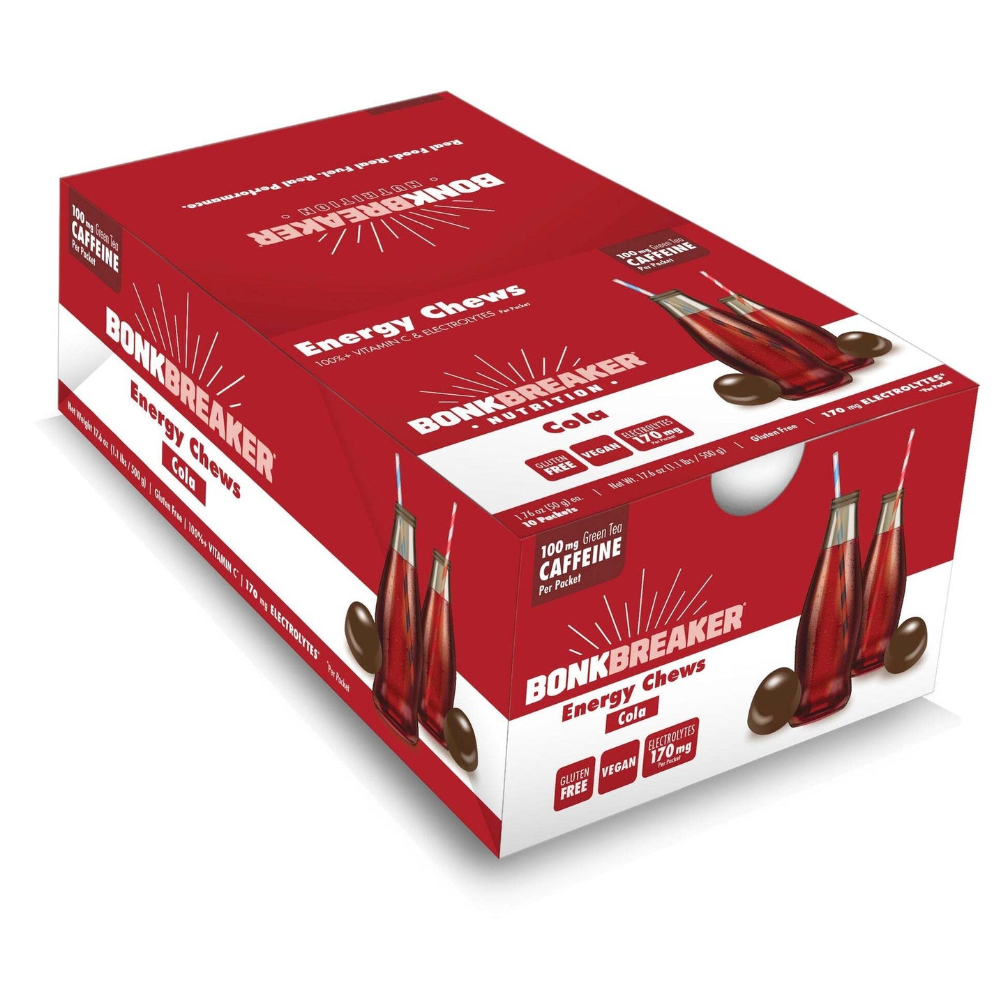 Bonk Breaker Energy Chews - Cola w/ Caffeine - 1 pack