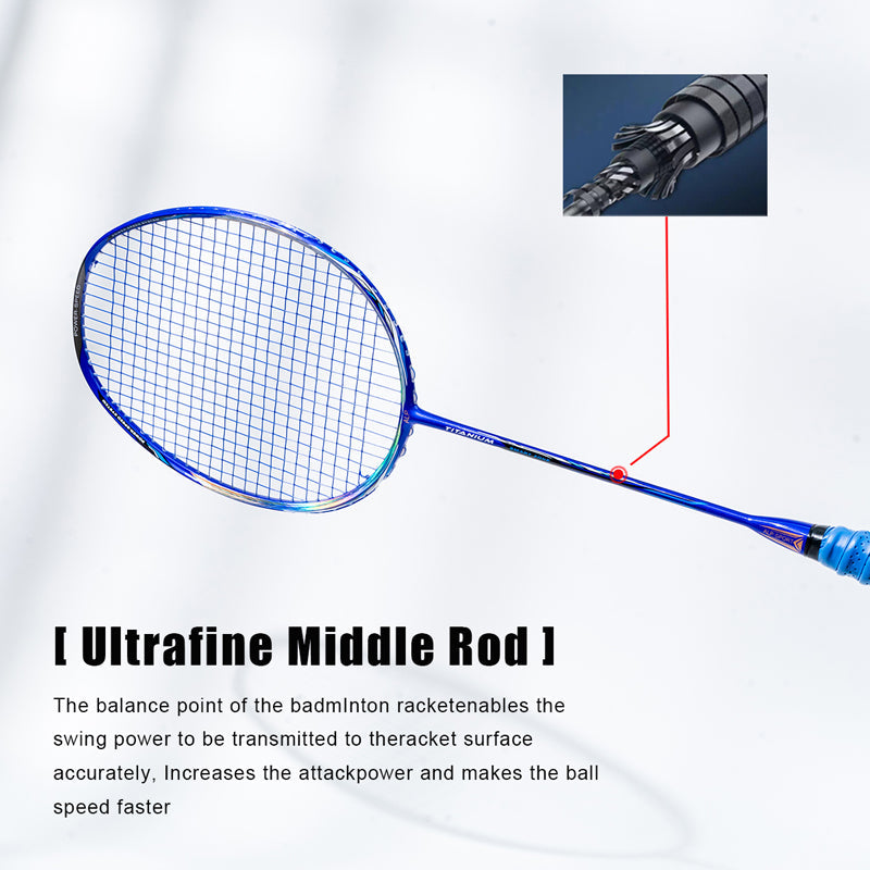 ALP SPORT 1pc 8U ZYLT Badminton Racket - BBQ3.0