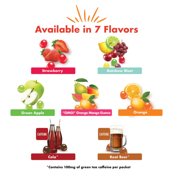 BonkBreaker Energy Chews (Rainbow Blast) - 1 PACK