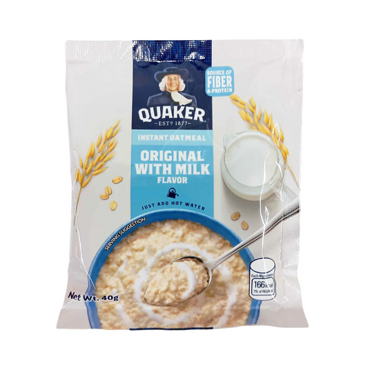 1 CASE Quaker Instant Oatmeal Original with Milk (40g x 12) 12 Boxes
