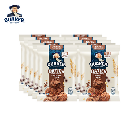 1 CASE Quaker Oaties Mini Oats Cookie Choco Chip (28g x 40pcs)