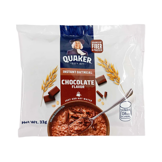 1 CASE Quaker Instant Oatmeal Chocolate Flavor (33g x 12) 10 packs