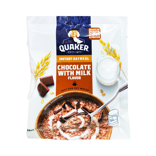 1 CASE Quaker Instant Oatmeal Chocolate with Milk (40g x 12) 12 Boxes
