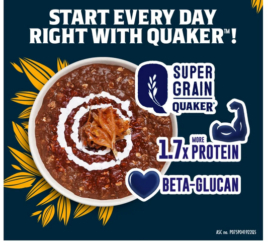 1 CASE Quaker Instant Oatmeal Chocolate Flavor (500g x 24pcs)