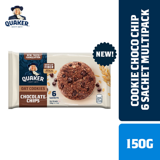 1 CASE Quaker Oat Cookies Chocolate Chips (6s/150g x 50)