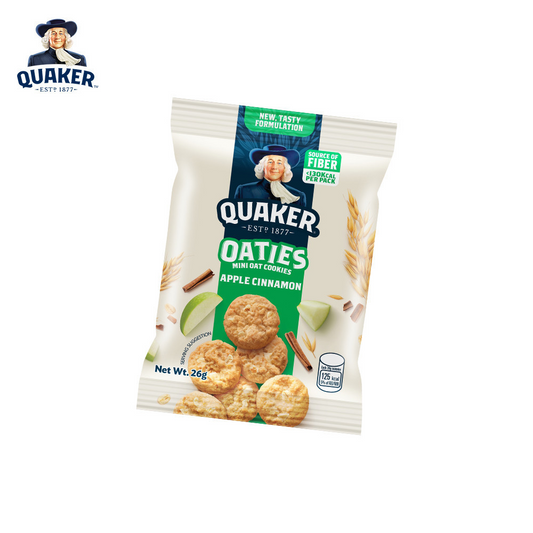 1 CASE Quaker Oaties Mini Oats Cookie Apple Cinnamon (28g x 40pcs)