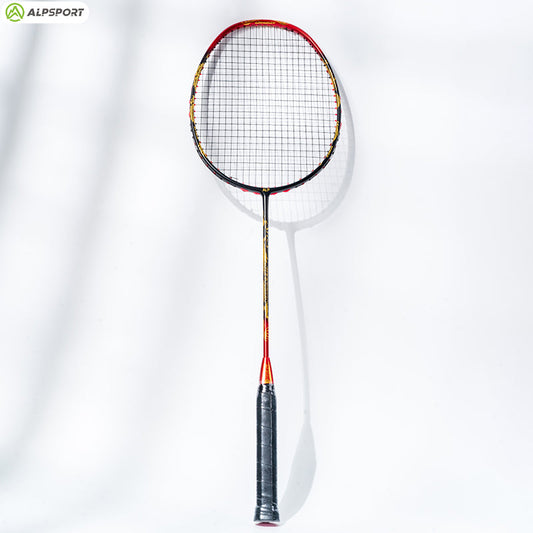 ALP SPORT 1pc QY 4U 100% Full Carbon Fiber Badminton Racket Max 28lbs - ABYSSAL
