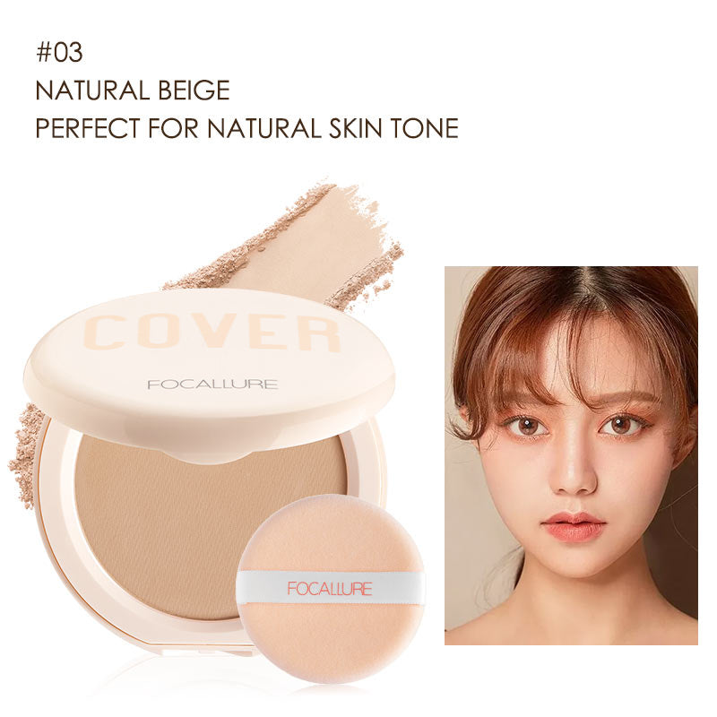 FOCALLURE Covermax Two Way Cake Powder Foundation