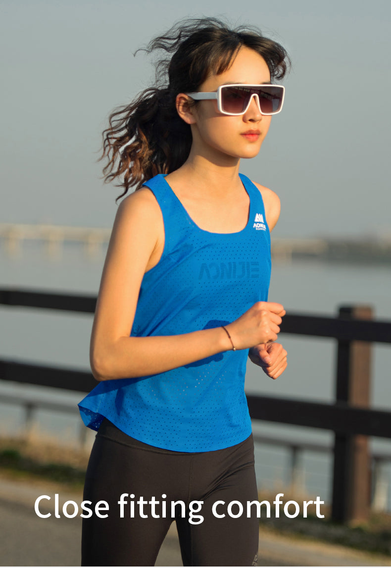 Aonijie FW6188 Women's Quick-Drying Running Singlet - PINK