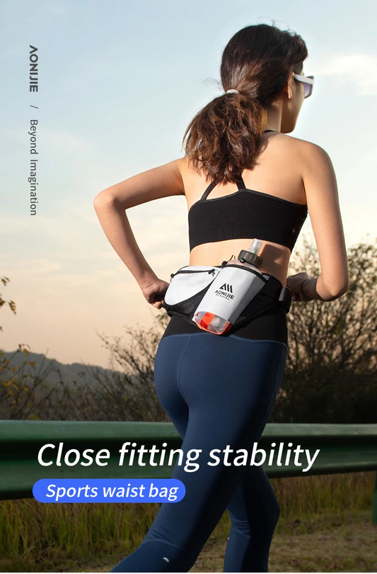 Aonijie W8119 Hydration Sports Running Belt - BLUE