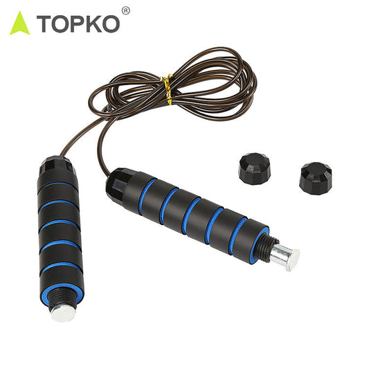 TOPKO Durable Jumping Rope with Foam Handles