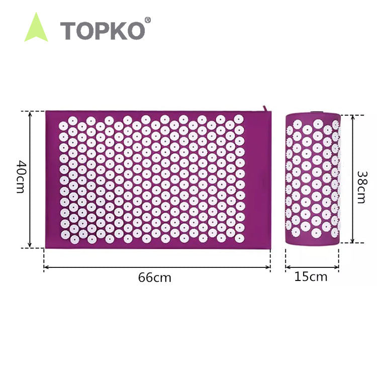 TOPKO Cotton Acupressure Mat & Pillow Set