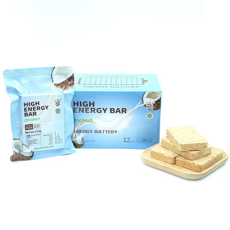 1 CASE - COCONUT High Energy Bar - 9 Boxes x 12 pcs - Exp. Date 2044