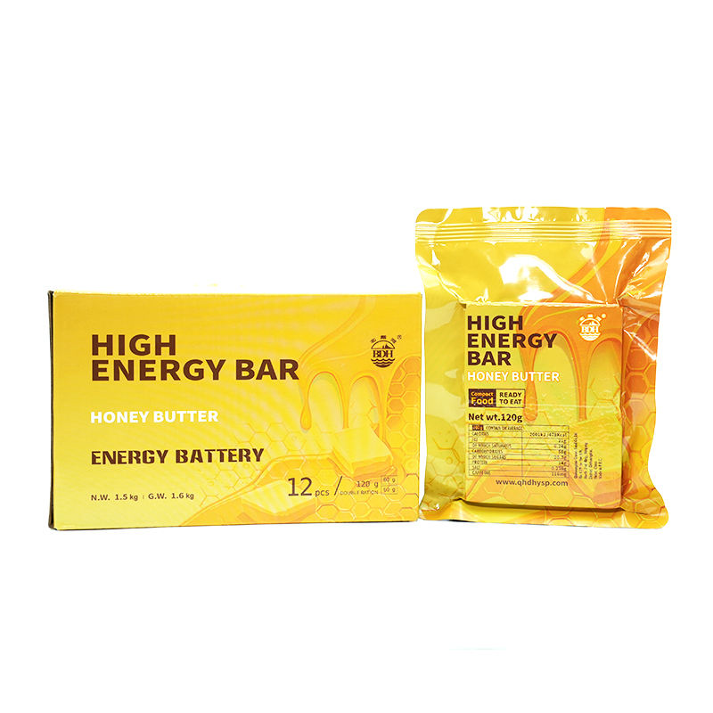 1 CASE - HONEY BUTTER High Energy Bar - 9 Boxes x 12 pcs - Exp. Date 2044