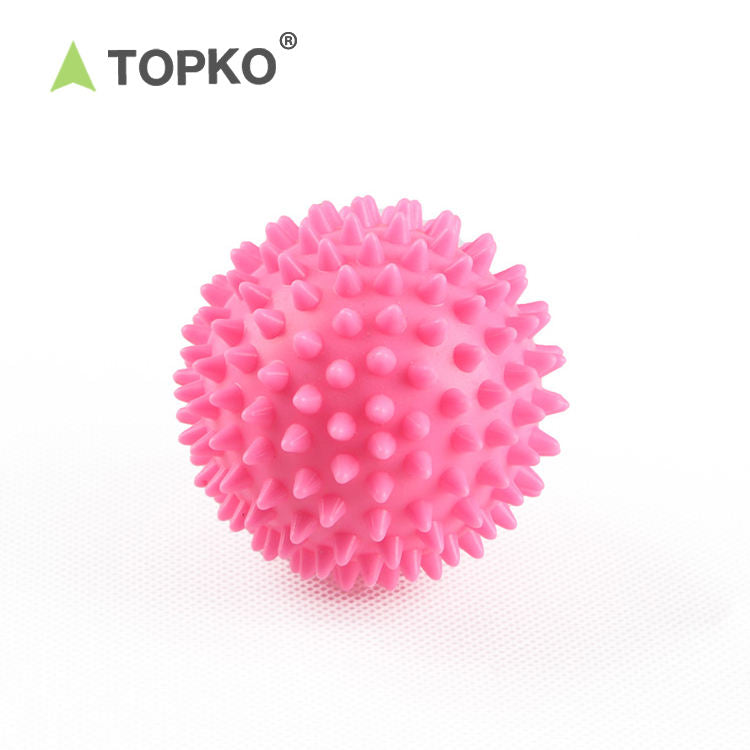 TOPKO PVC Portable Spikey Massage Ball