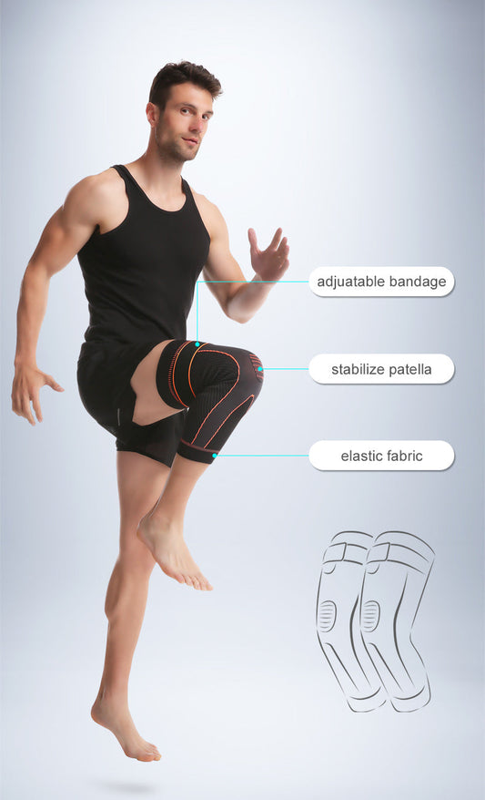 Aolikes 7815 Non-Slip Compression Leg and Knee Sleeves