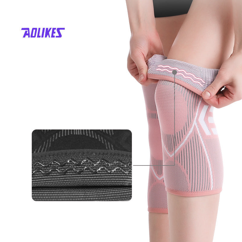 Aolikes 7728 Non-Slip Elastic Knee Sleeve for Joint Support