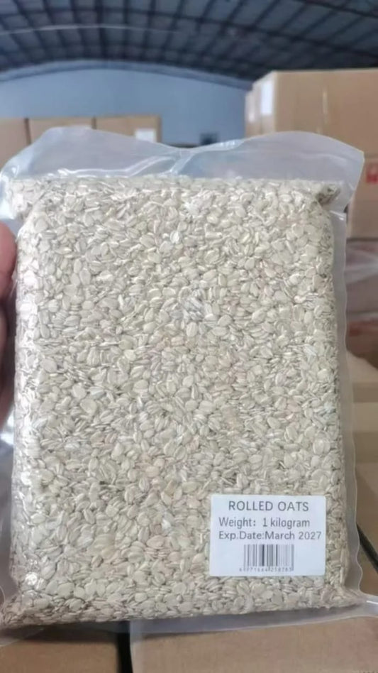 Old Fashion ROLLED OATS 1kg - Sugar-free Healthy Rolled Oats - Exp. Date March 2027