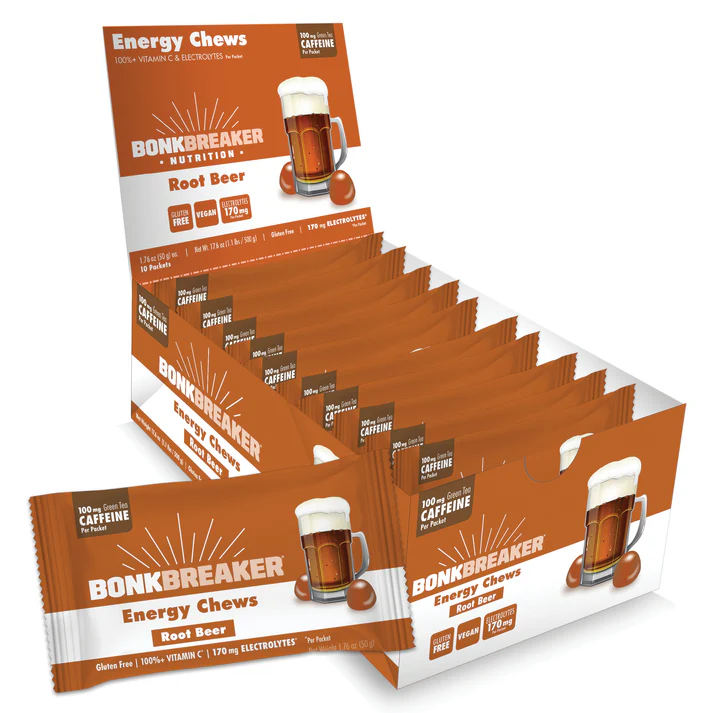 Bonk Breaker Energy Chews - Root Beer w/ Caffeine - 1 pack