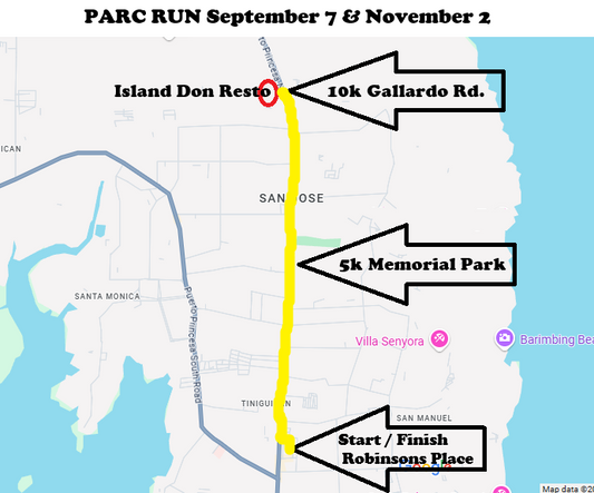 NOVEMBER 2 - PARC FUN RUN 5km/10km at Robinsons Mall