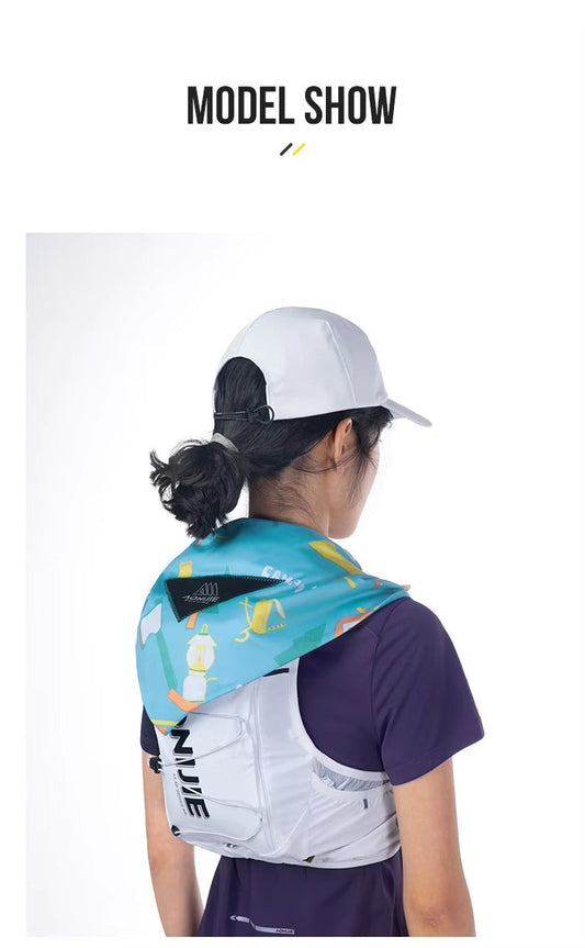 AONIJIE Sports Ice Towel - BLUE