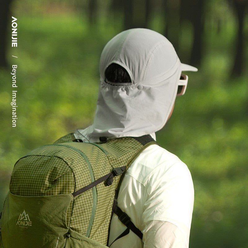 AONIJIE E4625 Shawl Hat Sunscreen Protection Caps - WHITE