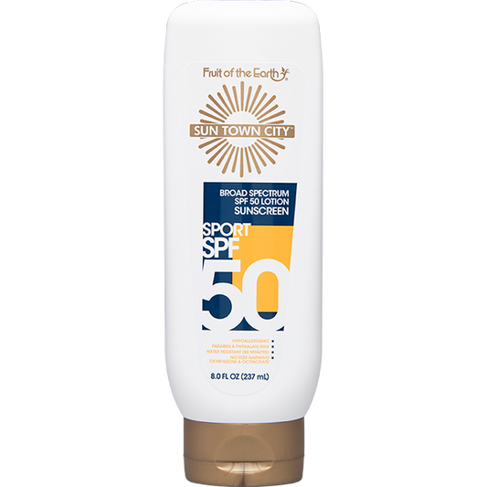 Sun Town City SPORT SPF 50 SUNSCREEN Lotion 8 oz (237ml)