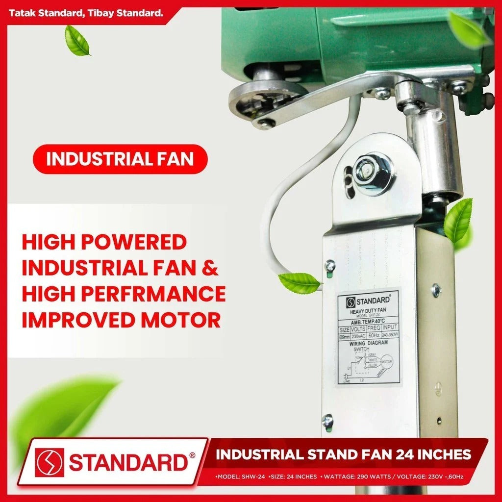 STANDARD Industrial Fan 24″ (Metal Blade) SHW-24