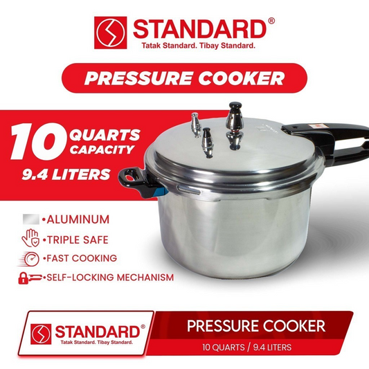 STANDARD Pressure Cooker (10 Quarts/9.4L Capacity) - SPC10QC
