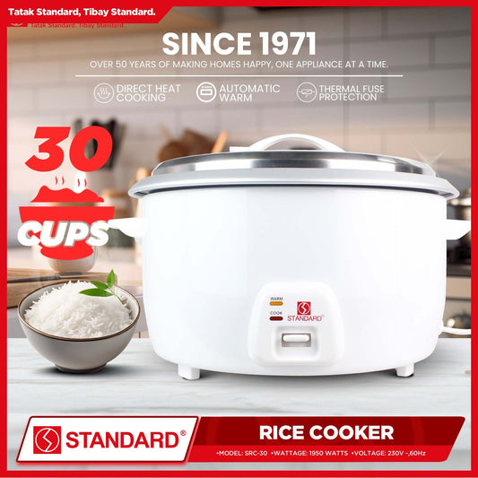 STANDARD Large Capacity Commercial Rice Cooker (5.6L/30Cups) -SRC-30