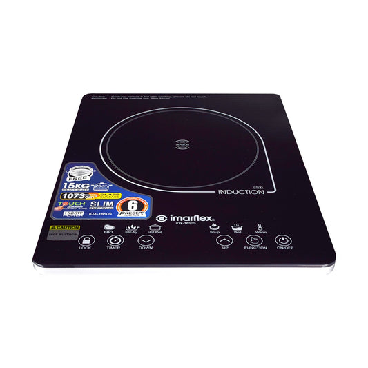 IMARFLEX Slim Type Single Induction Cooker IDX-1850S - 6 PRESET FUNCTION