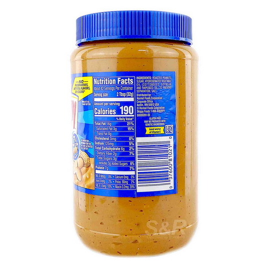 Skippy® SUPER CHUNK Peanut Butter (1.36KG)