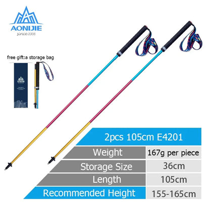 AONIJIE E4201  Carbon Fiber Hiking Pole [2 PCS]