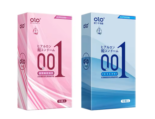 OLO JAPANESE ULTRA THIN CONDOM (10PCS )- Square Packaging