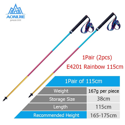 AONIJIE E4201  Carbon Fiber Hiking Pole [2 PCS]