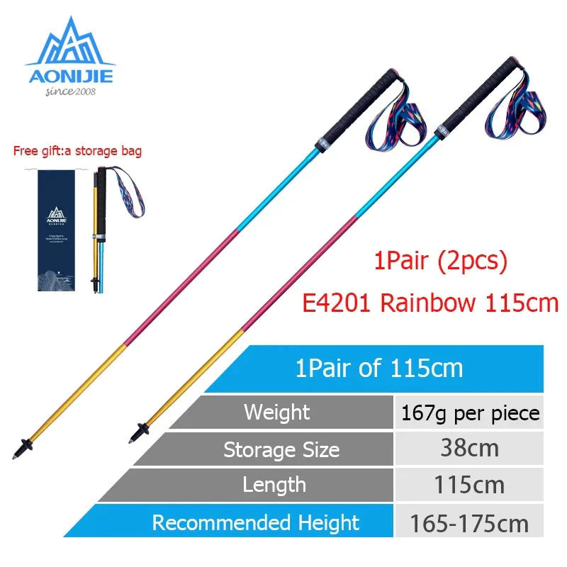 AONIJIE E4201  Carbon Fiber Hiking Pole [2 PCS]