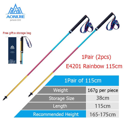 AONIJIE E4201  Carbon Fiber Hiking Pole [2 PCS]