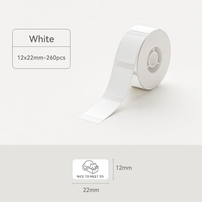 NIIMBOT [ D11/D110/D101/H1S ] Printable Thermal Label Sticker Paper - White 12-15mm