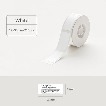 NIIMBOT [ D11/D110/D101/H1S ] Printable Thermal Label Sticker Paper - White 12-15mm