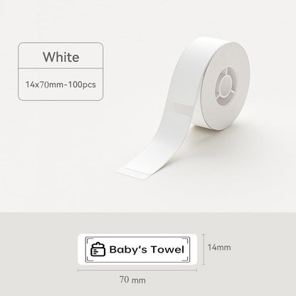 NIIMBOT [ D11/D110/D101/H1S ] Printable Thermal Label Sticker Paper - White 12-15mm
