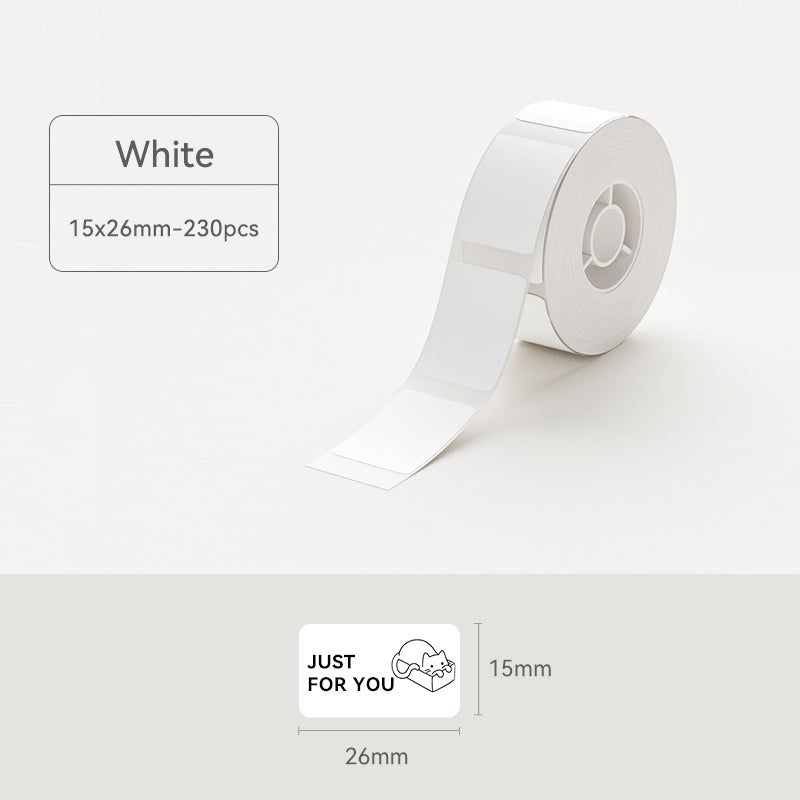 NIIMBOT [ D11/D110/D101/H1S ] Printable Thermal Label Sticker Paper - White 12-15mm